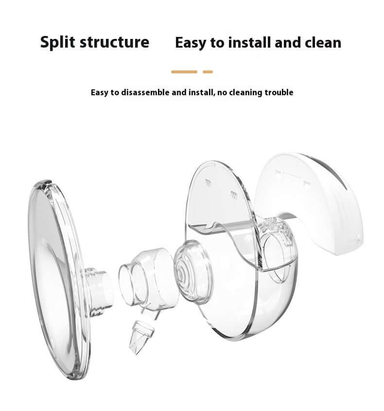 USB rechargeable wearable breast pump
