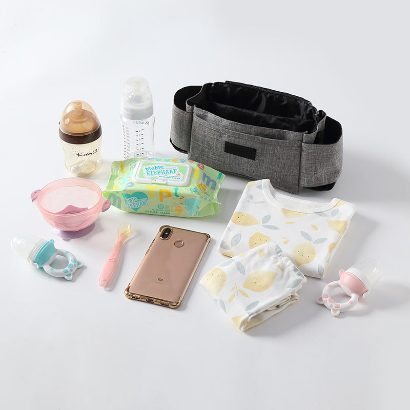 Heyoravix stroller organizer bag interior storage compartments