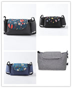 Heyoravix Universal Stroller Organizer Bag - attached to stroller