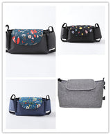 Heyoravix Universal Stroller Organizer Bag - attached to stroller