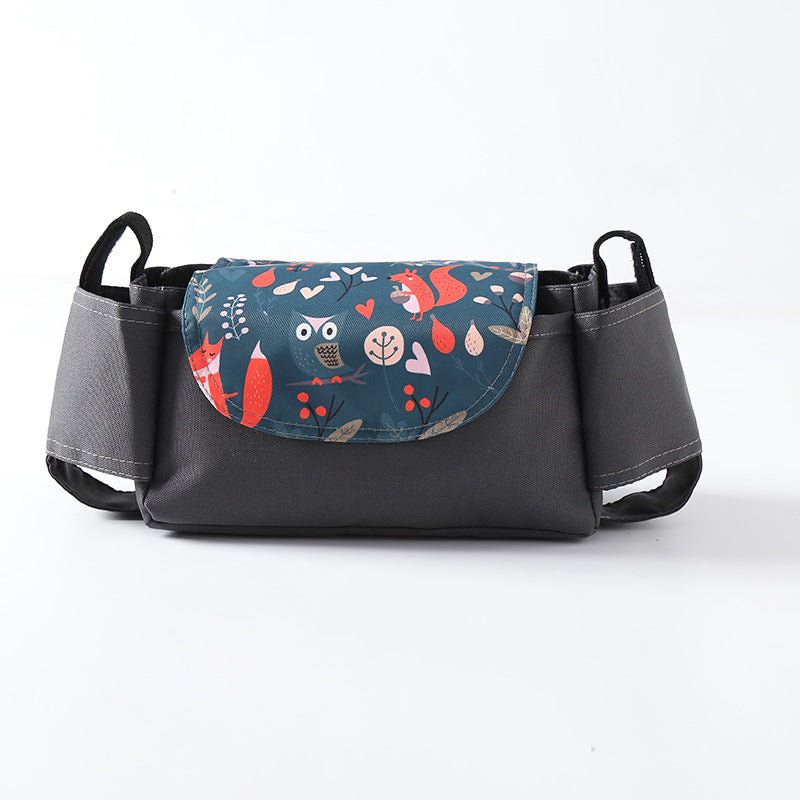 Heyoravix stroller organizer bag zippered pocket detail