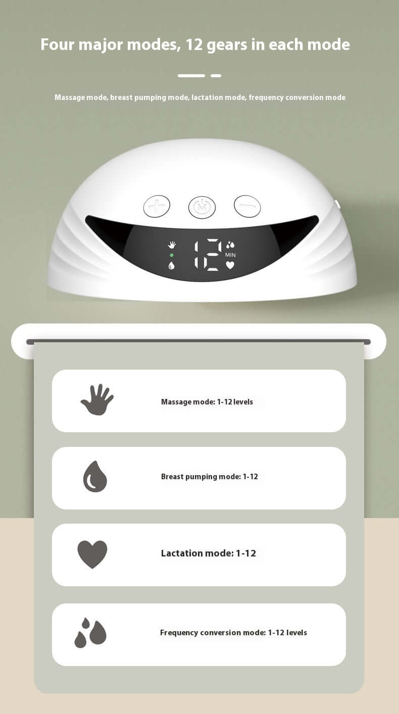 Easy to clean wearable breast pump