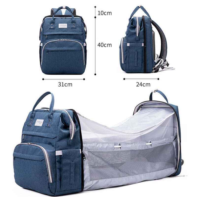 Baby Changing Backpack with Portable Crib for Ultimate Convenience