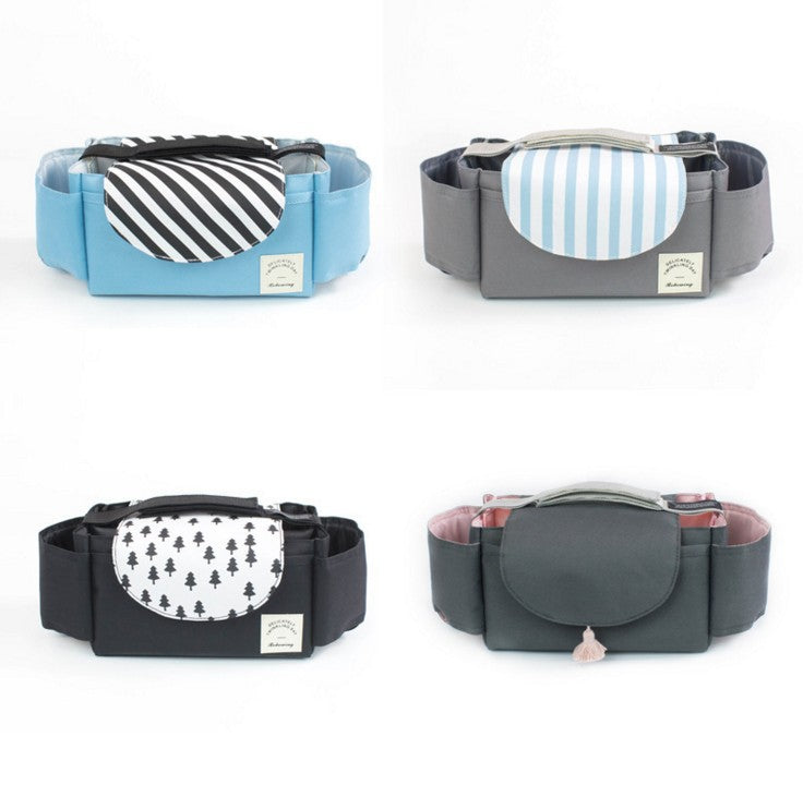 Heyoravix Universal Stroller Organizer Bag - straps closeup