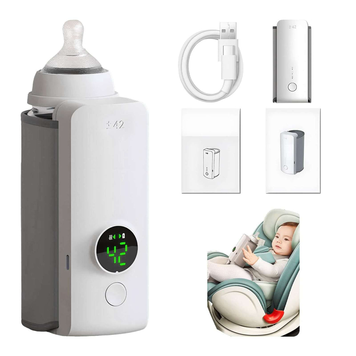 Bottle warmer for breastfeeding moms