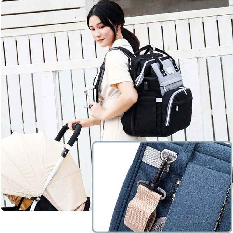 Baby Changing Backpack with Portable Crib for Ultimate Convenience