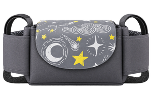 Dark gray starry sky